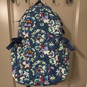 Vera Bradley XL Floral Quilted Backpack